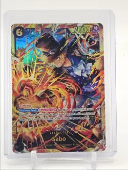 SABO 2025 ONE PIECE CARRYING ON HIS WILL SECRET RARE D #OP13-120 Q0646 - Image 1