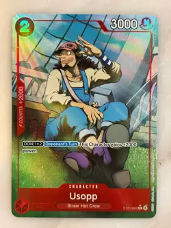 Usopp ST21-002 Alt Art Foil One Piece Starter Deck EX Gear 5 NM English O - Image 1
