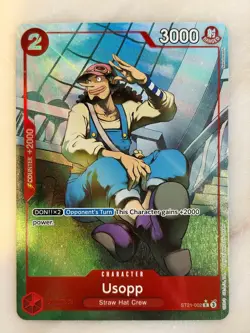 Usopp ST21-002 Alt Art Foil One Piece Starter Deck EX Gear 5 NM English N - Image 1