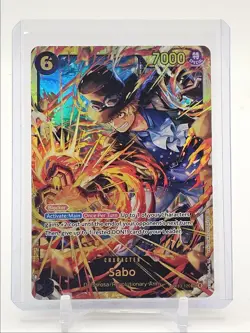 SABO 2025 ONE PIECE CARRYING ON HIS WILL SECRET RARE A #OP13-120 Q0646 - Image 1