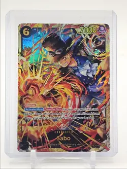 SABO 2025 ONE PIECE CARRYING ON HIS WILL SECRET RARE #OP13-120 Q0646 - Image 1