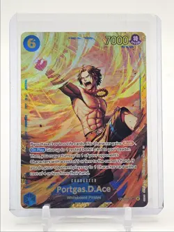 PORTGAS D. ACE 2025 ONE PIECE CARRYING WILL SECRET RARE M #OP13-119 Q0646 - Image 1