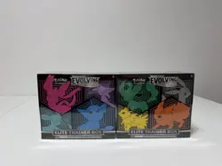 Pokemon Evolving Skies Sword Shield Elite Trainer Box ETB Set of 2, Sealed - Image 1