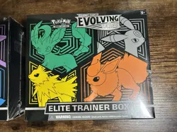 Pokemon TCG Sword & Shield Evolving Skies Elite Trainer Box Set of 2 ETBs Sealed - Image 4