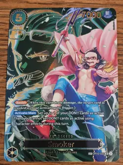 One Piece OP13 Carrying On His Will Smoker SP OP10-030 Alt English NM - Image 1