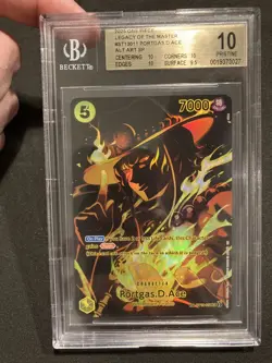 One Piece OP12 Legacy of The Master Portgas D. Ace SP ST13-011 BGS 10 - Image 1