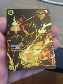 Portgas D. Ace Legacy of the Master One Piece Card SR/SP OP12 ST13-011 - Image 1
