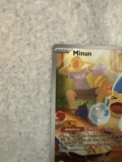 Minun 194/182 Paradox Rift Scarlet & Violet Illustration Rare Pokemon TCG NM - Image 5