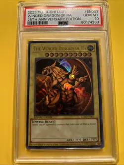 YuGiOh THE WINGED DRAGON OF RA #LC01-EN003🔥PSA 10🔥LIMITED ED-2023 ULTRA RARE - Image 2