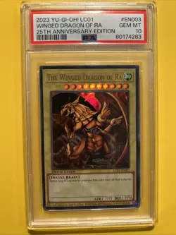 YuGiOh THE WINGED DRAGON OF RA #LC01-EN003🔥PSA 10🔥LIMITED ED-2023 ULTRA RARE - Image 3