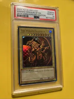 YuGiOh THE WINGED DRAGON OF RA #LC01-EN003🔥PSA 10🔥LIMITED ED-2023 ULTRA RARE - Image 4
