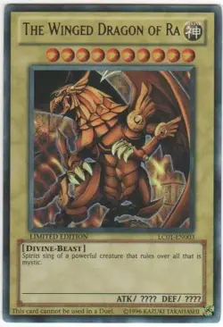 Yugioh! MP The Winged Dragon of Ra - LC01-EN003 - Ultra Rare - Limited Edition M - Image 1