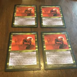 4 x unfulfilled desires magic the gathering collectable card game MTG - Image 5
