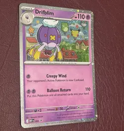 Pokemon TCG Drifblim 006 Mega Evolutions Black Star Promo Holo Card Cosmo Holo - Image 1