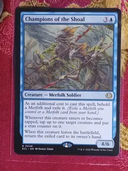 Champions of the Shoal Lorwyn Eclipsed Magic The Gathering MTG CCG Rare Card - Image 1