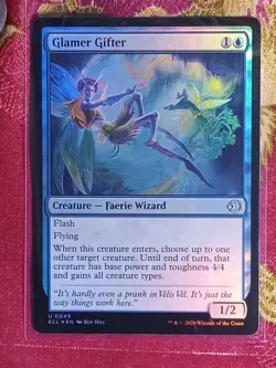 FOIL Glamer Gifter Lorwyn Eclipsed Magic The Gathering MTG CCG CARD Faerie Blue - Image 1
