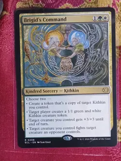 Brigid's Command Lorwyn Eclipsed Magic The Gathering MTG CCG Rare Card Kindred - Image 1