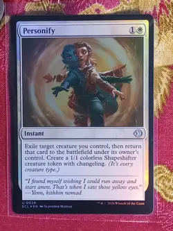 FOIL PErsonify Lorwyn Eclipsed Magic The Gathering MTG White Instant Card Spell - Image 1