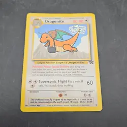 Pokemon Dragonite Black Star Promo 5 The First Movie Card Vintage 1999 - Image 1