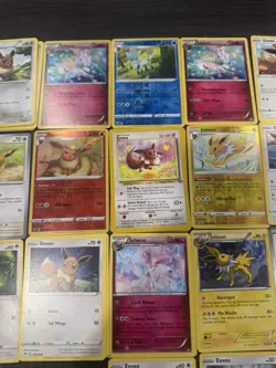 Pokemon TCG 31 Card Lot Eeveelutions All NM Condition Eevee, Jolteon, Sylveon - Image 2