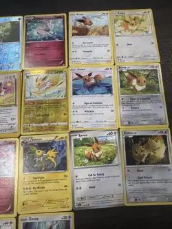 Pokemon TCG 31 Card Lot Eeveelutions All NM Condition Eevee, Jolteon, Sylveon - Image 4