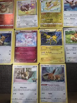 Pokemon TCG 31 Card Lot Eeveelutions All NM Condition Eevee, Jolteon, Sylveon - Image 5