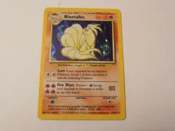 Pokemon Base Unlimited 2-102 BLASTOISE & 12-102 NINETALES *2 Holo Card LOT - Image 2