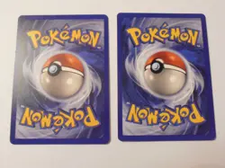Pokemon Base Unlimited 2-102 BLASTOISE & 12-102 NINETALES *2 Holo Card LOT - Image 4