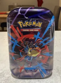 Pokemon TCG Mega Evolution Mega Heroes Mini Tin *Factory Sealed* Mega Lucario - Image 1