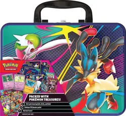 SEALED Pokemon 2025 Fall Mega Collector Chest Tin Box - 6 Packs & 3 Foil Cards - Image 1