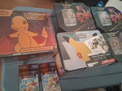 Pokemon TCG Sealed Lot 1 Etb ,3 Crown Zenith Tins ,Celebrations Promo Tin +2 Xtr - Image 4