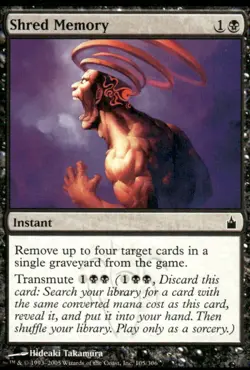 Shred Memory Ravnica City of Guilds MTG Magic the Gathering card - Image 1