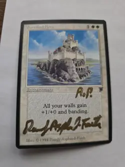 Fortified Area ARTIST PROOF Randy Asplund-Faith Legends Set Magic the Gathering - Image 1