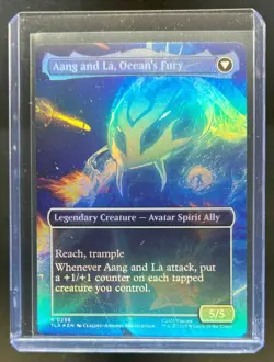 2025 Magic MTG Last Airbender Avatar Aang Swift Savior Fury Foil #298 - Image 1