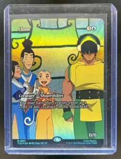2025 Magic MTG Last Airbender Avatar Clone Borderless Foil #0011 - Image 1