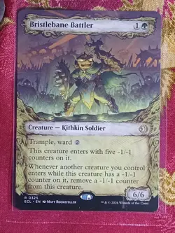 SHOWCASE Bristlebane Battler Lorwyn Eclipsed Magic The Gathering MTG CCG Kithkin - Image 1