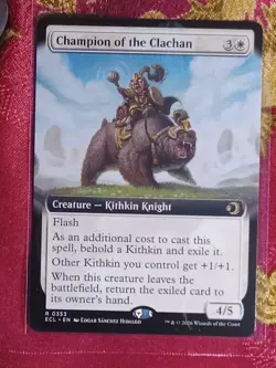 EXTENDED Champion of the Clachan Lorwyn Eclipsed Magic The Gathering MTG knight - Image 1