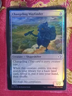 FOIL Changeling Wayfinder Lorwyn Eclipsed Magic The Gathering MTG Shapeshifter - Image 1