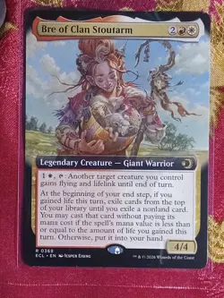 EXTENDED Bre of Clan Stuoutarm Lorwyn Eclipsed Magic The Gathering MTG red giant - Image 1