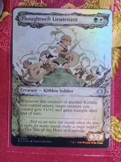 FOIL SHOWCASE Thoughtweft Lieutenant Lorwyn Eclipsed Magic The Gathering MTG - Image 1