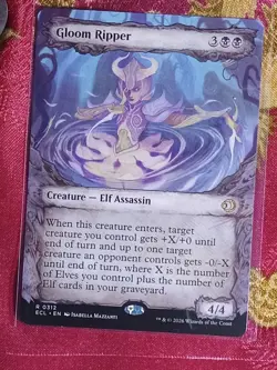 SHOWCASE Gloom Ripper Lorwyn Eclipsed Magic The Gathering MTG CCG Assassin Elf - Image 1
