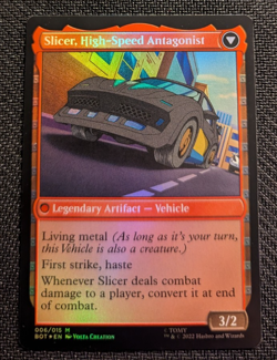 MTG Slicer, Hired Muscle FOIL The Brother's War NM/M Pack Fresh - Image 2