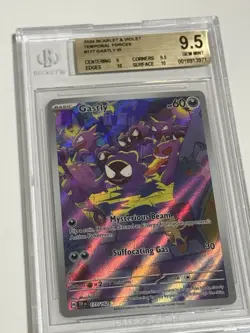 Pokemon TCG Gastly 177/162 SV05: Temporal Forces IR BGS 9.5 Gem Mint - Image 2