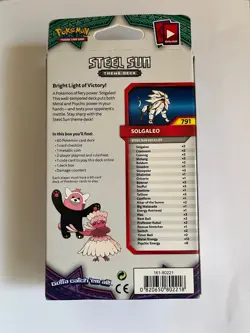 Pokemon Sun & Moon Guardians Rising Theme Deck Hidden Moon Solgaleo - Image 2