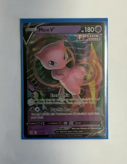 2021 Pokemon TCG Mew V 113/264 Fusion Strike Full Art - Image 1