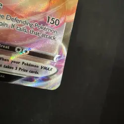 ULTRA RARE Eevee VMAX Pokemon SWSH087 Shining Fates Black Star Promo Holo - Image 4