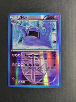 Muk (Team Plasma) 46/116 Pokemon TCG Plasma Freeze Reverse Holo Rare LP - Image 2