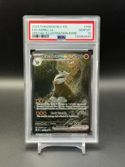 Pokemon Excadrill ex SIR 168/086 Sv: Black Bolt PSA 10 GEM - Image 1