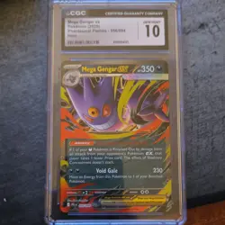 CGC GEM MINT 10 Mega Gengar ex Phantasmal Flames 056/094 Holo Pokemon TCG - Image 1