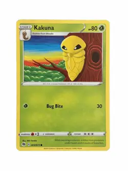 New: 2020 Pokemon TCG Kakuna Champion's Path 003 Regular Common - Image 1